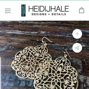HeidiJHale designs Shaanti 14k vermeil earrings
